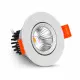 Spot LED Encastrable Orientable AC220/240V 5W 450lm 30° IP40/20 IK05 Ø68mm - Blanc Chaud 3000K perçage Ø55mm