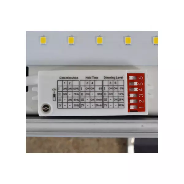 Réglette LED Détecteur Réglable AC220/240V 19W-30W 2660lm-4200lm 120° Etanche IP65 IK10 1200mm - Blanc Naturel 4000K
