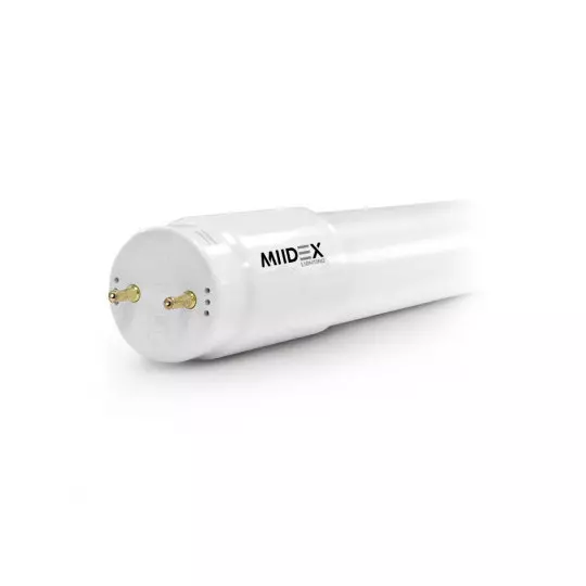 Tube LED T8 AC180/265V 18W 1600lm 300° IP20 1200mm - Blanc Chaud 3000K