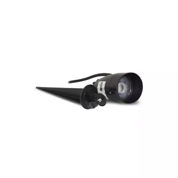 Projecteur Piquet LED Orientable AC220/240V 6W 390lm 45° Etanche IP65 IK06 Ø63mm - Blanc Naturel 4000K