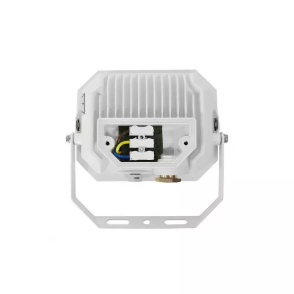 Projecteur Extérieur LED Plat AC220/240V 20W 120° 1800lm Étanche IP65 IK06 125mmx122mm Blanc - Blanc Naturel 4000K