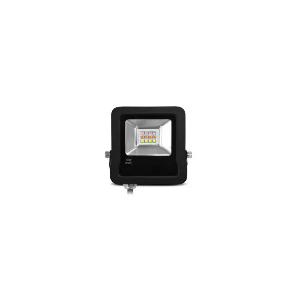 Projecteur Extérieur LED Dimmable AC220/240V 10W 110° Étanche IP65 104mmx25mmNoir - RGB