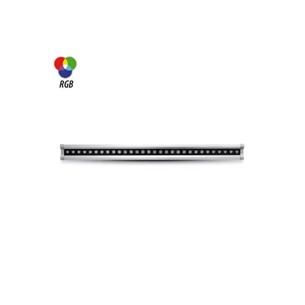 Wall Washer LED Controleur DMX 36W (320W) 15° Orientable 160° Etanche IP65 IK07 965mm - RGB