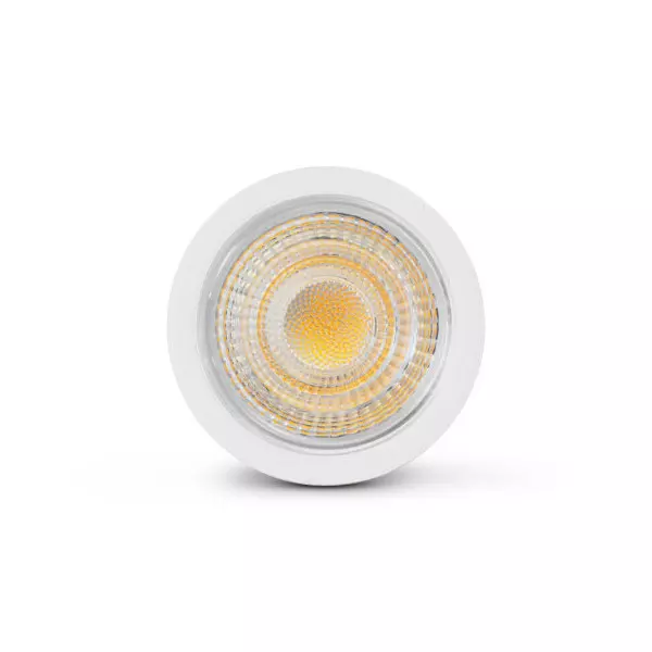 Support de Spot Encastrable + Ampoule LED Dimmable GU10 6W 480lm 75° Etanche IP65 Ø90mm - Blanc Chaud 3000K perçage Ø73mm
