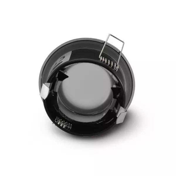 Support de Spot LED Rotatif Orientable 30° Chrome Etanche IP65 IK08 Ø84mm - perçage Ø70mm