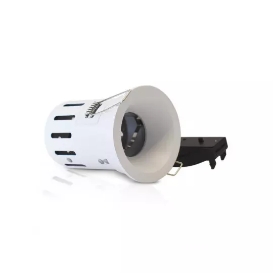 Support de Spot LED Encastrable + Douille GU10 Etanche IP65 Ø86mm - perçage Ø73 mm