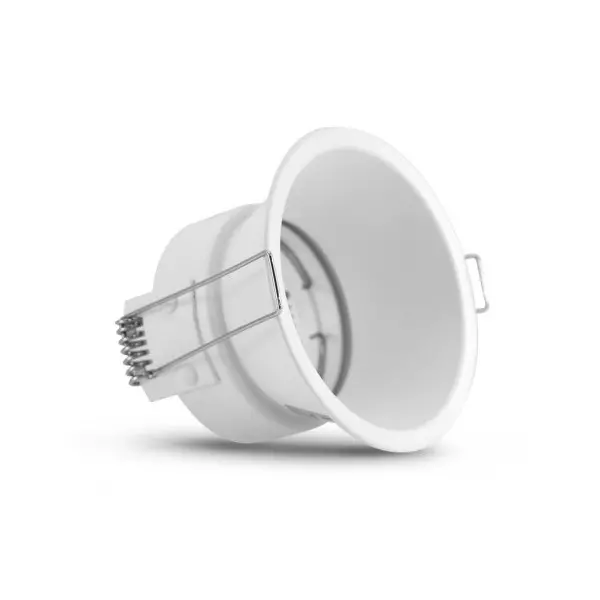 Support de Spot LED Rotatif Orientable 30° Blanc IP20 Ø82mm - perçage Ø72mm