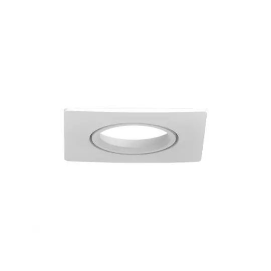 Collerette Basse Luminance Inclinable 20° IP20 82mmx82mm Blanc