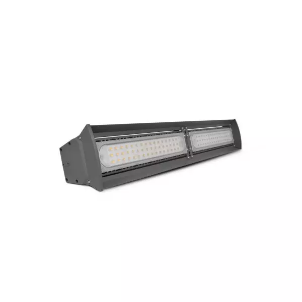 Lampe LED Industrielle Intégrées AC220/240V 150W 16500lm 40x80° 925x155mm Etanche IP44 IK08 - Blanc Naturel 4000K