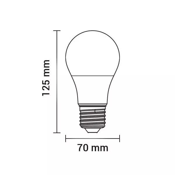 Ampoule LED E27 18W 1440lm (144W) 270° IP20 - Blanc Naturel 4500K