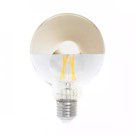 Ampoule LED E27 G95 7W 800lm (53W) 180° Ø95mm IP20 - Blanc Chaud 2700K