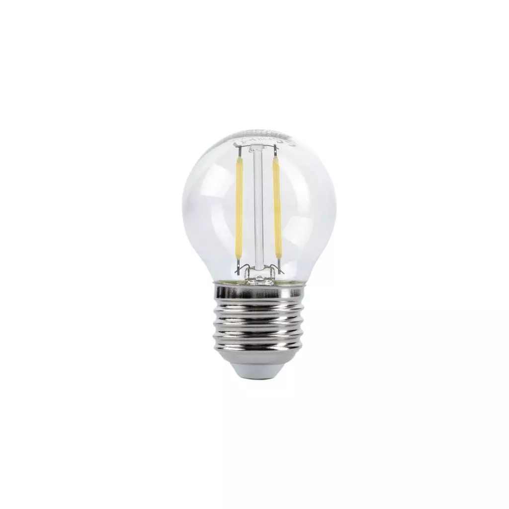 Ampoule B22 plastique 2W LED Blanc chaud G45 pour guirlande