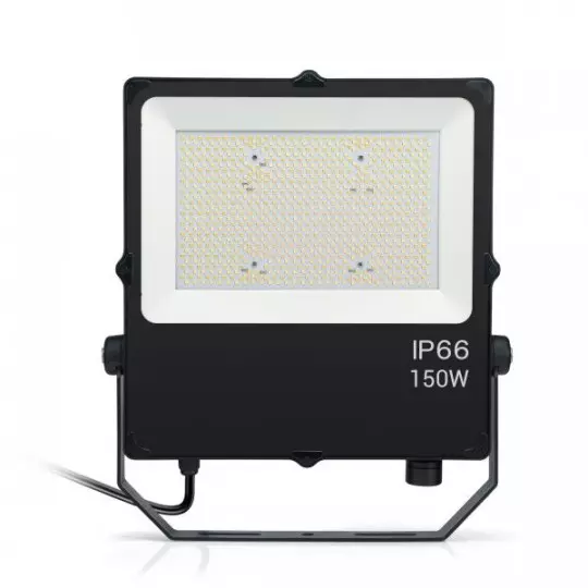 Projecteur LED 150W 15000lm (1200W) Étanche IP66 120° Noir - Blanc CCT 3000K-6000K