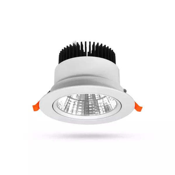 Spot LED Orientable IRC90 12W 1140lm 30° Ø135mmx115mm - Blanc Chaud 3000K