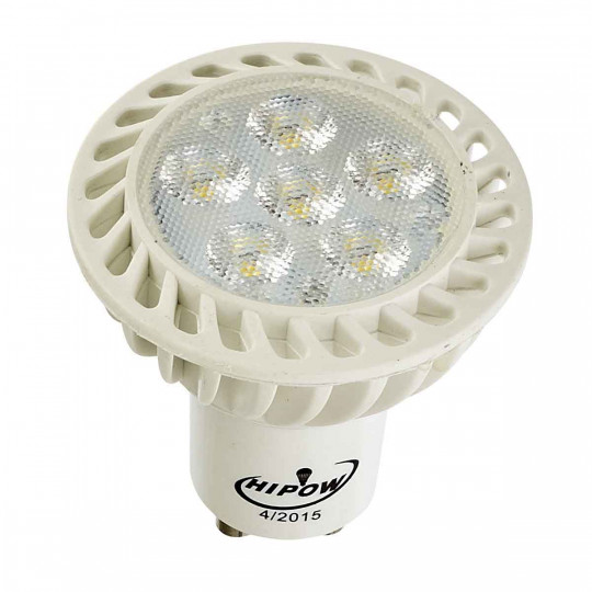 Ampoule LED GU10 5W 420lm 60° (45W) - Blanc Chaud