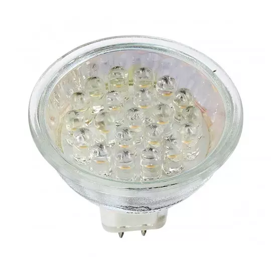 Ampoule LED SMD GU5.3 MR16 1,3W (9W) 80lm - Blanc Chaud 3500K