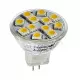 Ampoule LED GU4 MR11 12 SMD 5050 2.4W 150lm (25W) - Blanc Froid 6000K
