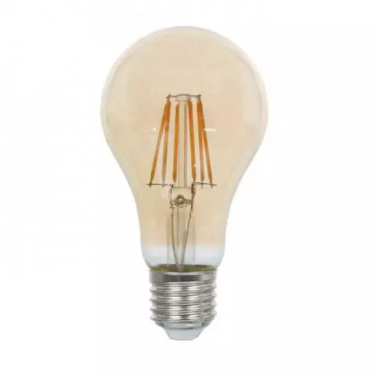 Ampoule LED E27 A67 Filament 8W 720lm 300° (60W) - Blanc Très Chaud 2300k