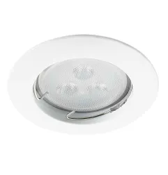 Support Spot Encastrable GU5.3 MR16 DC12V Blanc Rond IP20 - perçage 55mm