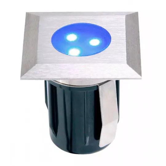 Spot LED Encastrable 0,5W LED IP68 Bleu - Blanc Très Froid