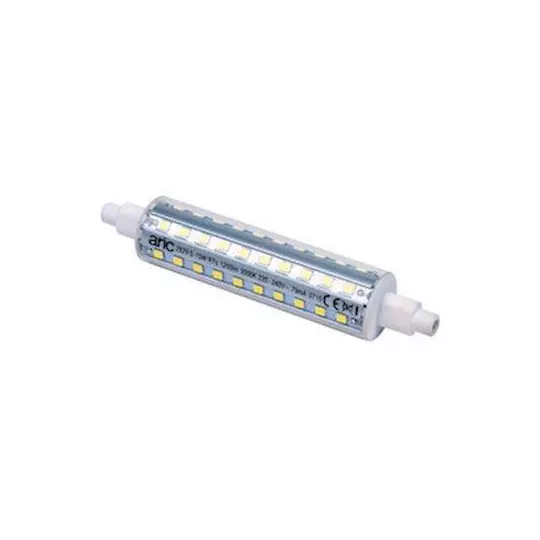 Ampoule LED R7s 10W 60 SMD 118mm 1200lm - Blanc Chaud 3000K