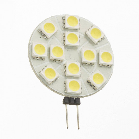 Ampoule LED G4 Plat SMD 5050 2,7W 180lm (25W) 150° - Blanc Froid 6000K