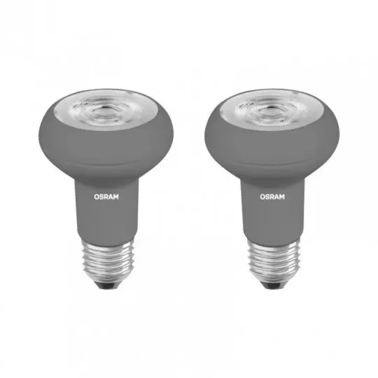 Lot de 2 ampoules LED E27 Dimmable 5W blanc chaud - OSRAM 48195
