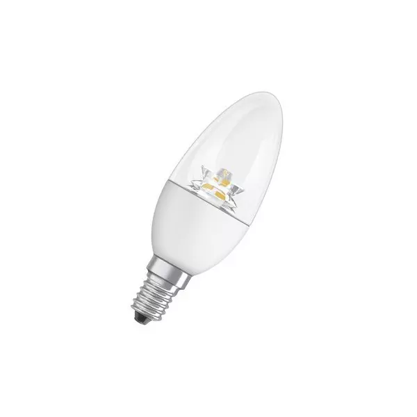 Ampoule LED Flamme E14 6W (40W) - Blanc chaud 2700K