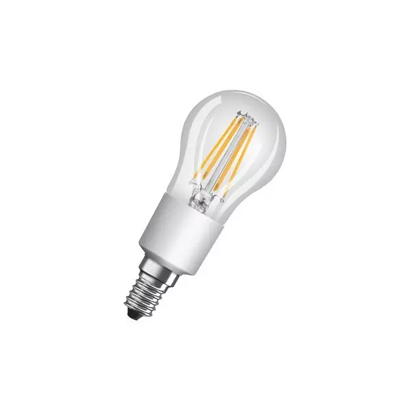 Ampoule vintage dimmable E14 G45 4W LED blanc chaud 2700K verre ambré