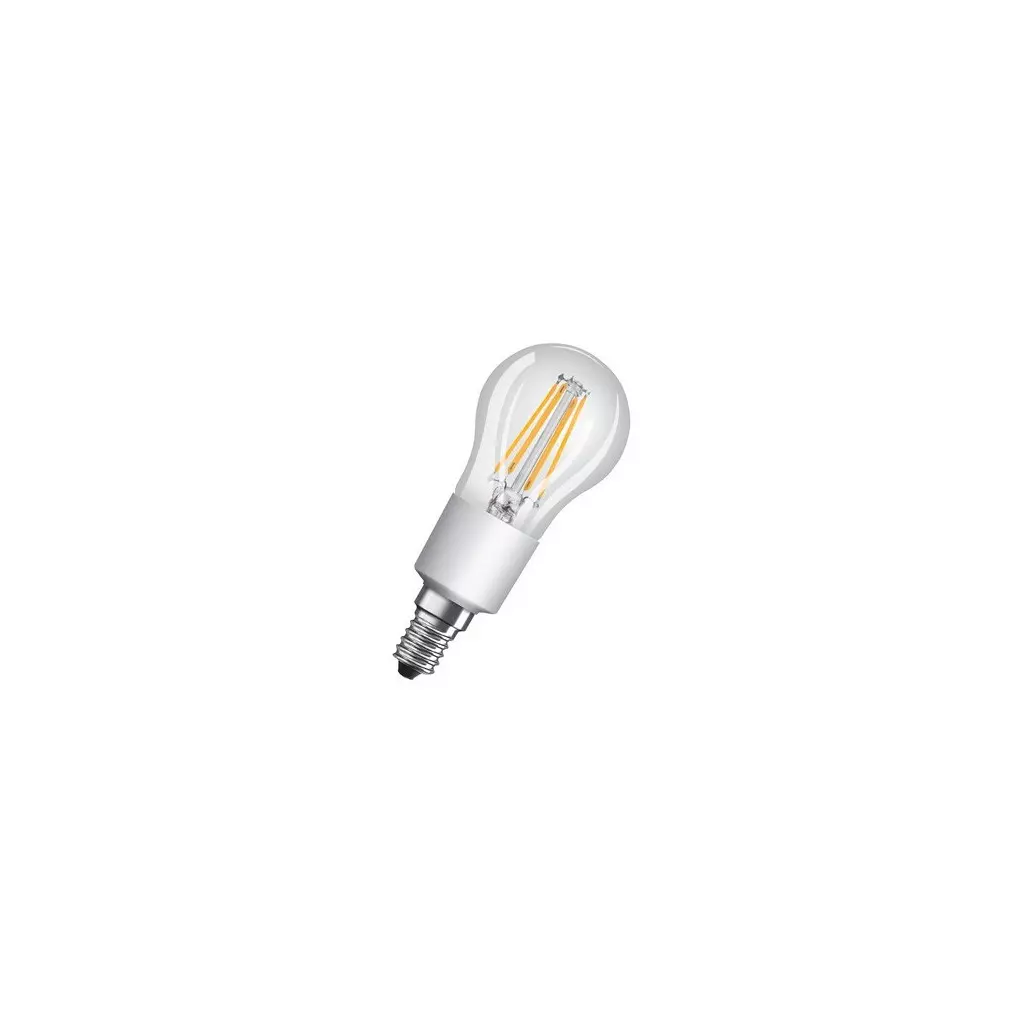 Ampoule LED connectée E14 Sphérique 470lm 40W RVB et blanc chaud à