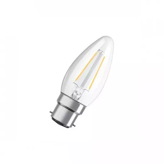 Ampoule LED Flamme B22 2,1W 250lm (25W) - Blanc chaud 2700K