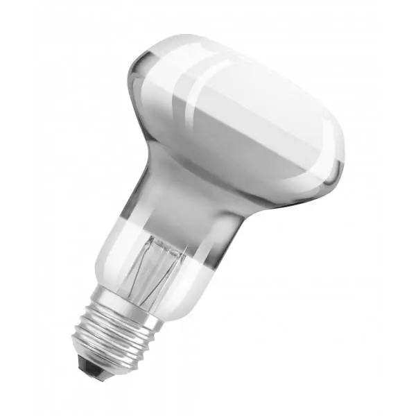 Lot de 2 Ampoules LED E27 R63 verre clair 4W 360lm (30W) - Blanc Chaud