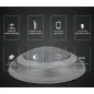 Lampe LED de Piscine 15W 1100lm 160° Étanche IP68 Ø220mm - RGB+CCT UW01 Lampe LED de Piscine 15W 1100lm 160° Étanche IP68 Ø220mm - RGB+CCT UW01