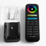 Télécommande RadioFréquence Noire 8 zones - RGB+CCT 089B