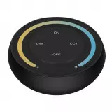 Télécommande Tactile Radiofréquence Dimmable RGB 1 Zone Noire S1-B