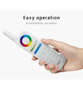 Télécommande LED LoRa 433Mhz 8 Zones 2000m - RGB+CCT 2700K-6500K 086