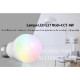 Ampoule LED E27 6W 550lm 220° Ø57mm RadioFréquence / Wifi - RGB CCT 2700K-6500K 014