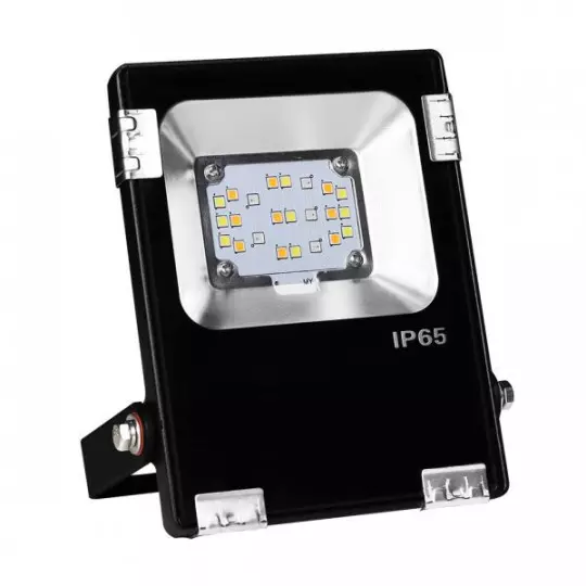 Projecteur LED Extra-Fin 10W 1150lm Dimmable 25° 152mm Radiofréquence Étanche IP65 - RGB + CCT 2700K-6500K T06