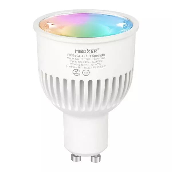 Lampe LED multicolore avec télécommande - Dimmable - Couleurs - Télécommande  - Ampoule