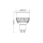 Spot LED Dimmable 6W GU10 550lm 30° Ø50mm Télécommande / Google Assistant / Alexa - RGB+CCT 2700K-6500K 106 Spot LED Dimmable 6W GU10 550lm 30° Ø50mm Télécommande / Google Assistant / Alexa - RGB+CCT 2700K-6500K 106