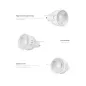 Spot LED Dimmable 6W GU10 550lm 30° Ø50mm Télécommande / Google Assistant / Alexa - RGB+CCT 2700K-6500K 106 Spot LED Dimmable 6W GU10 550lm 30° Ø50mm Télécommande / Google Assistant / Alexa - RGB+CCT 2700K-6500K 106