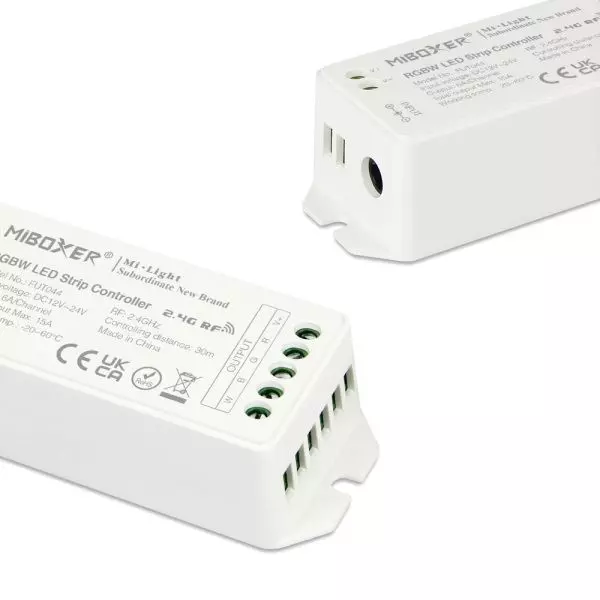Contrôleur LED DC12/36V 6A/Ch RadioFréquence / Alexa / Google Asisstant - RGBW 044