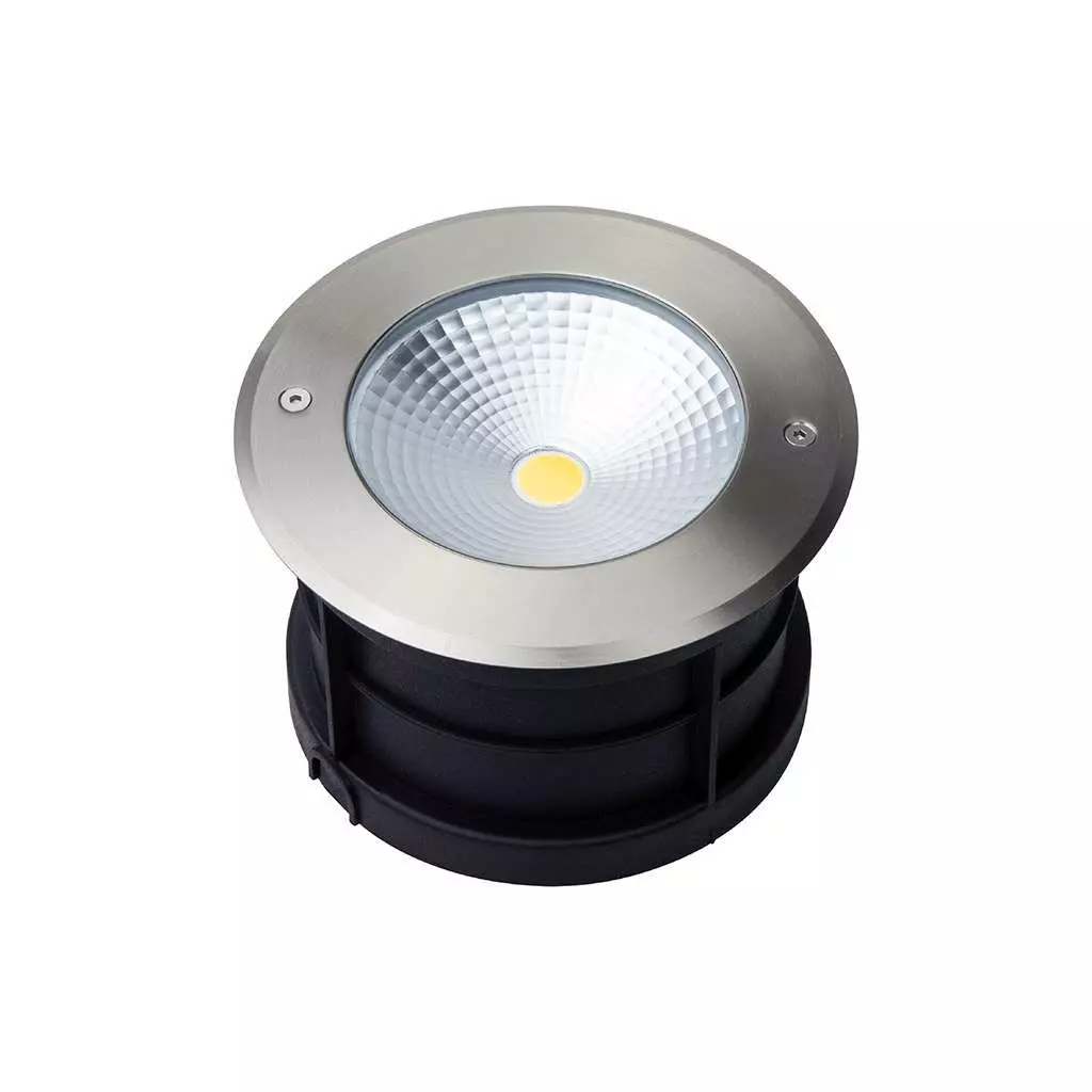 Spot LED encastrable sol 20W étanche IP67 - Blanc Froid 6000K 1800lm -  éclairage encastré diamètre 165mm