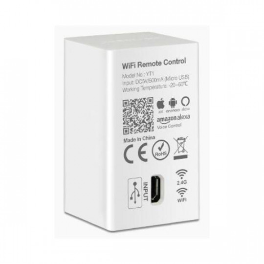 Contrôleur LED RGB+CCT DC5V Dimmable Wifi / Google Home / Alexa YT1
