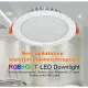 Spot LED Encastrable 15W 1200lm 120° Étanche IP54 Ø190mm Blanc - RGB+CCT 069