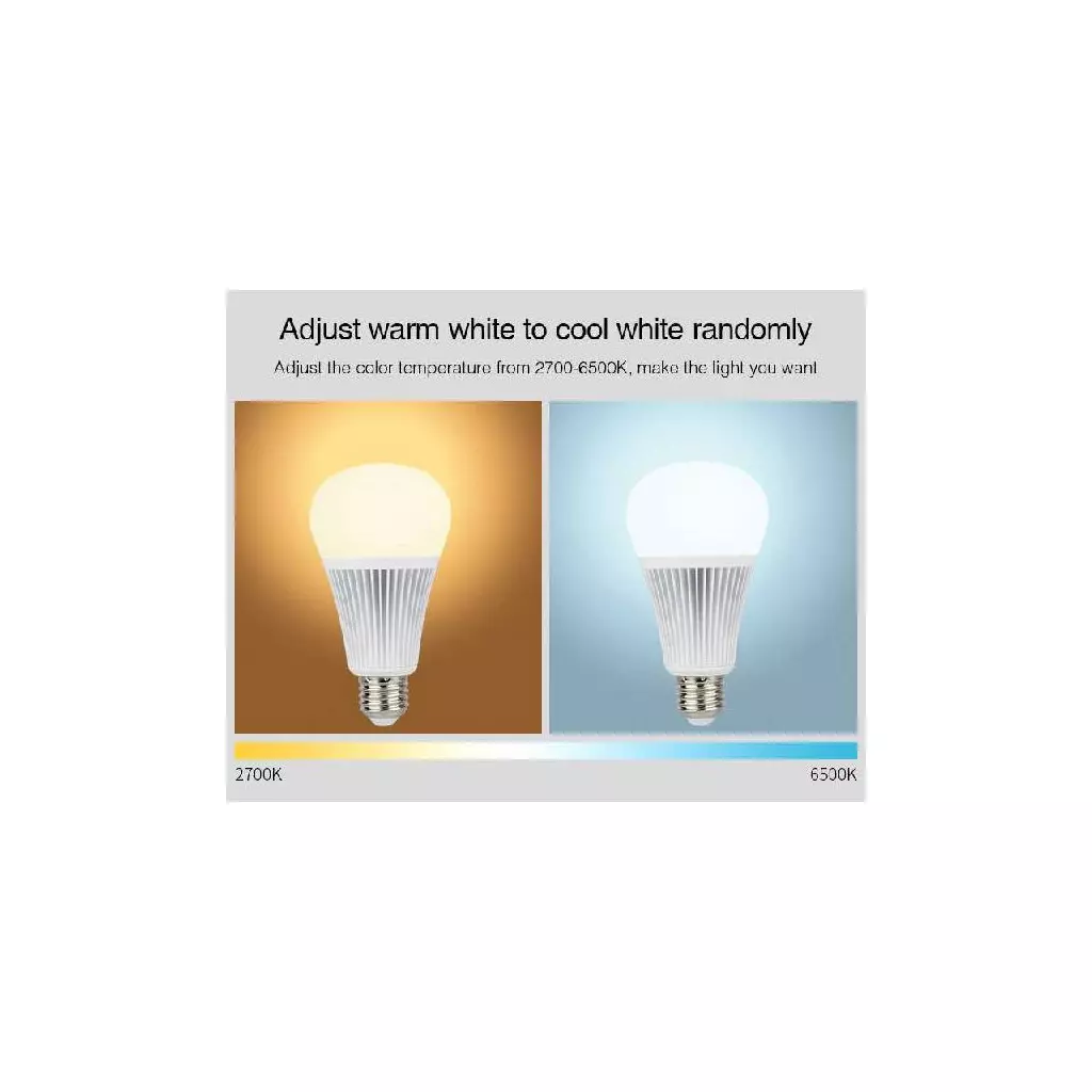 Ampoule LED E27 RGB + White 9W avec télécommande - PACALED SAS