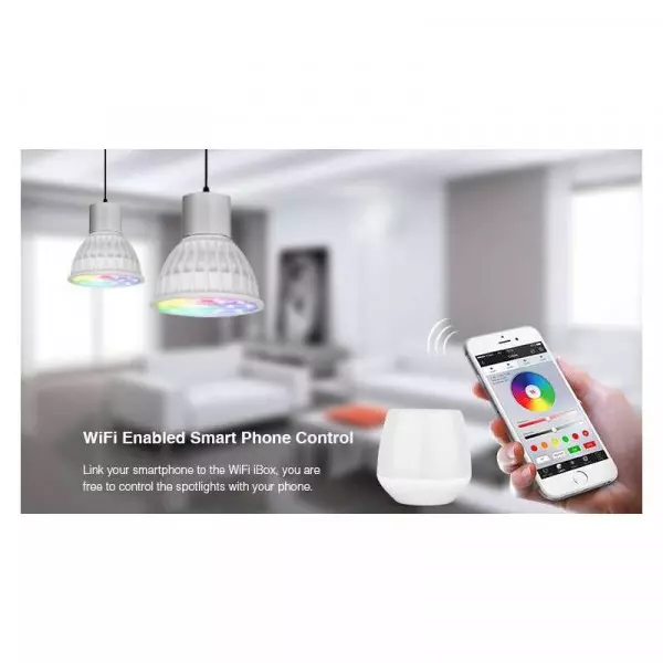 E27 Ampoule LED - RGB+CCT 6W (RGB+ 2700K-6000K) 