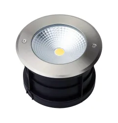 Spot LED Extérieur à Encastrer Bleu 20W (éclairage 150W) étanche IP67 pour sol chemin, jardin, arbre ou façade