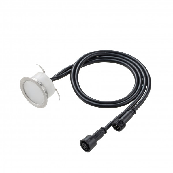 Mini Spot LED Encastrable 1W 12V - Lumière Verte DC12V diamètre 30mm