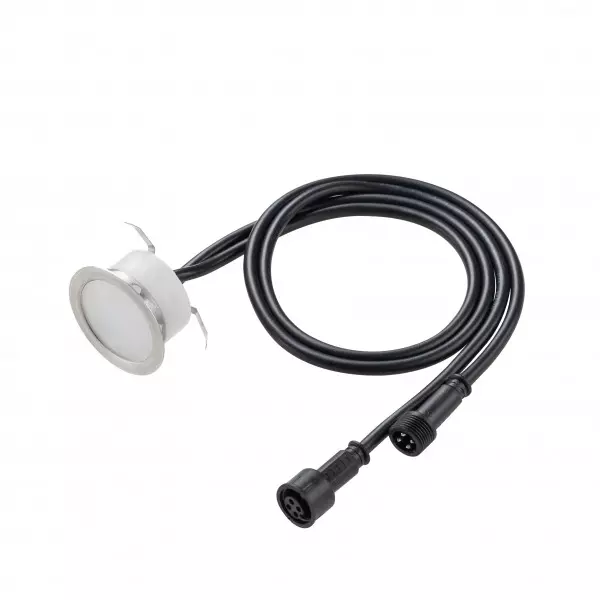 Mini Spot LED Encastrable 1W 12V - Lumière Jaune